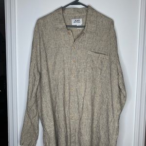 Flax buttondown